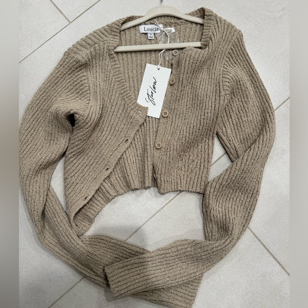 NWT Women's ribbed cardigan